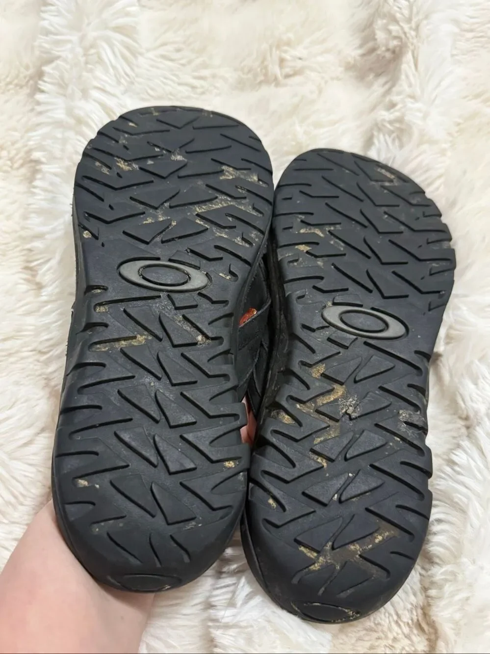 Oakley Mens Ventura Flip Flop Sandals shoes black beach surf sand 9